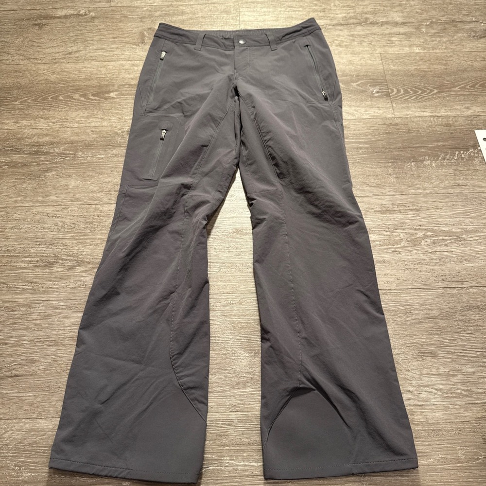 REI Co-op Activator Pants Women 2 Gray Nylon Softshell Outdoor Gorpcore 28x28‎